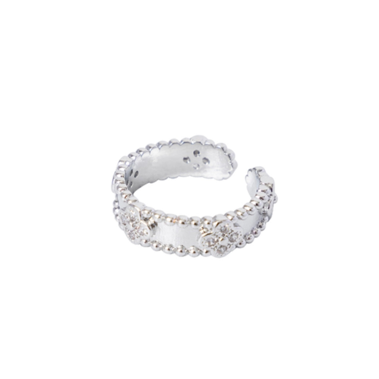 SABLE&DIXIE FRANCES RING SILVER