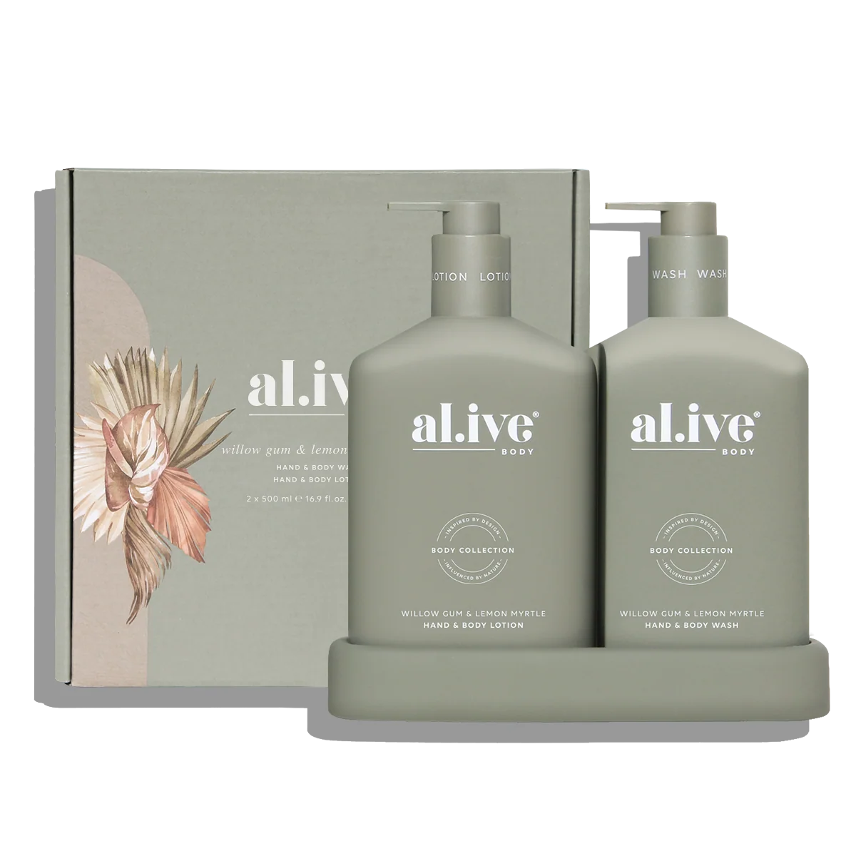 AL.IVE WASH & LOTION DUO WILLOW GUM & LEMON MYRTLE