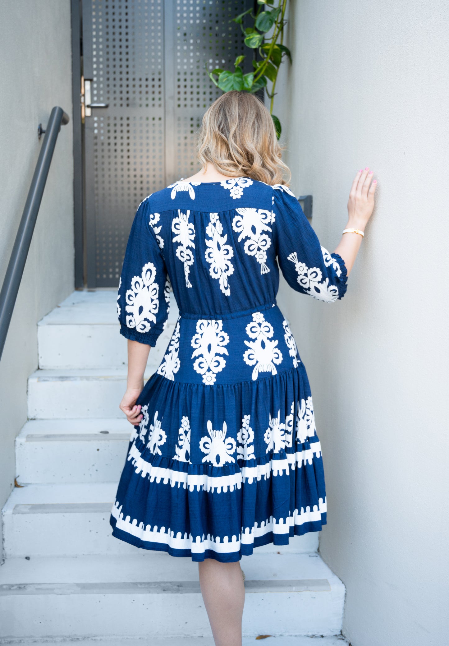 FRIA REATH MIDI DRESS