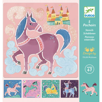 DJ8915 HORSE STENCILS