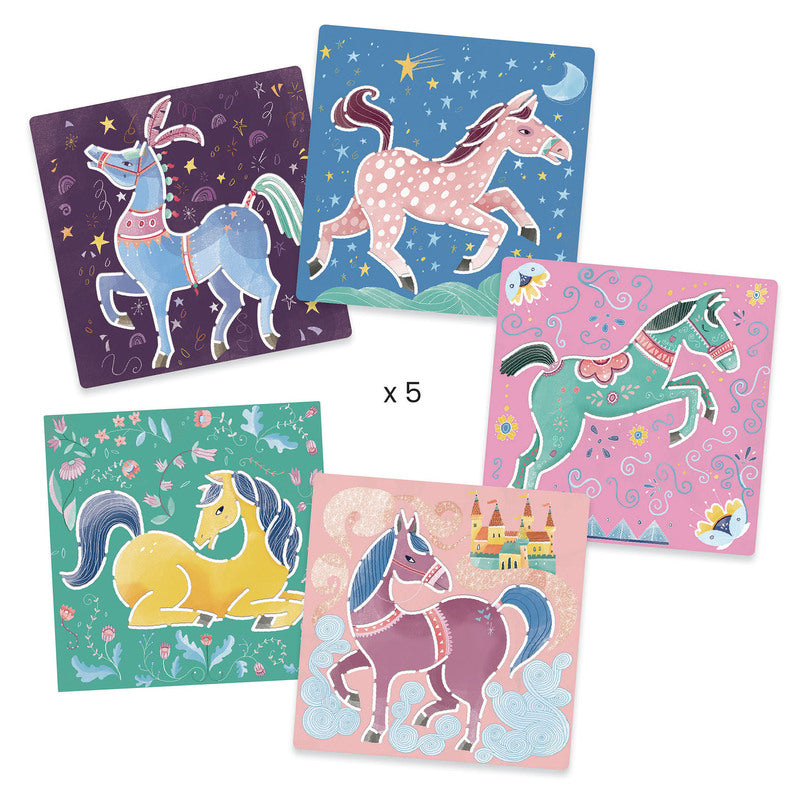 DJ8915 HORSE STENCILS