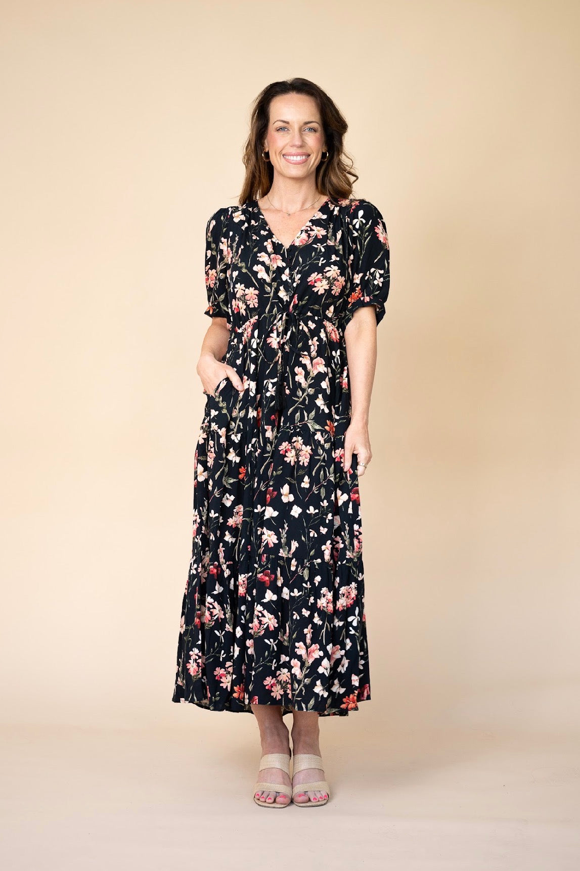 WILLOW TREE VEN MAXI BLACK