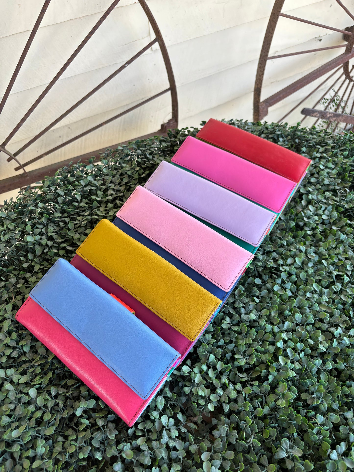 COLOUR DROP LEATHER PURSE