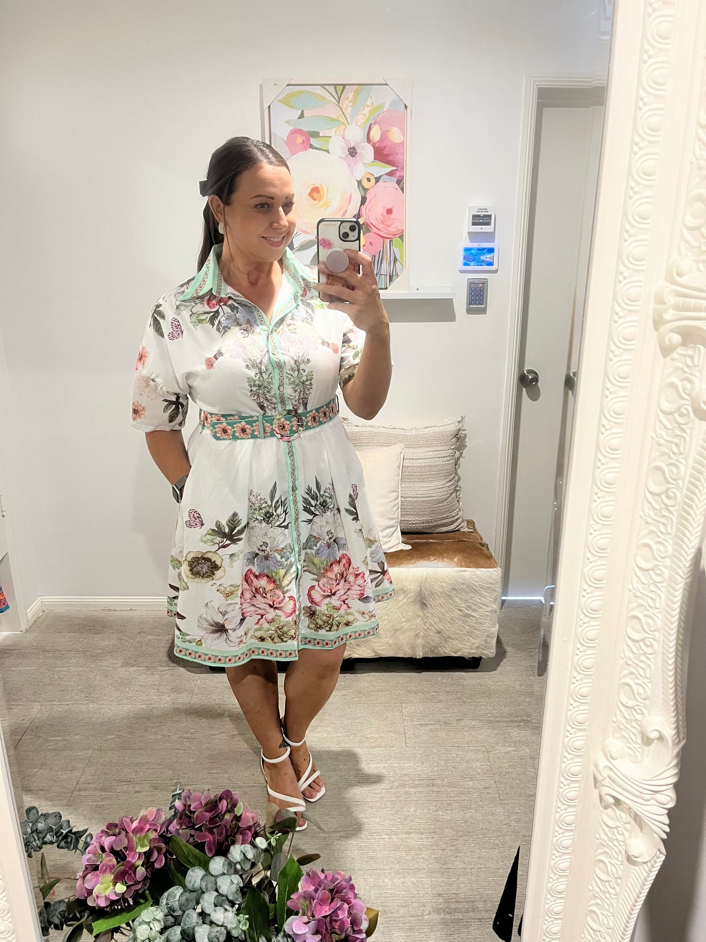 SPRING BOUQ ADRIANA DRESS