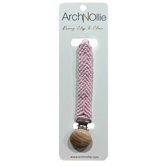 HERRINGBONE DUMMY CLIP PINK