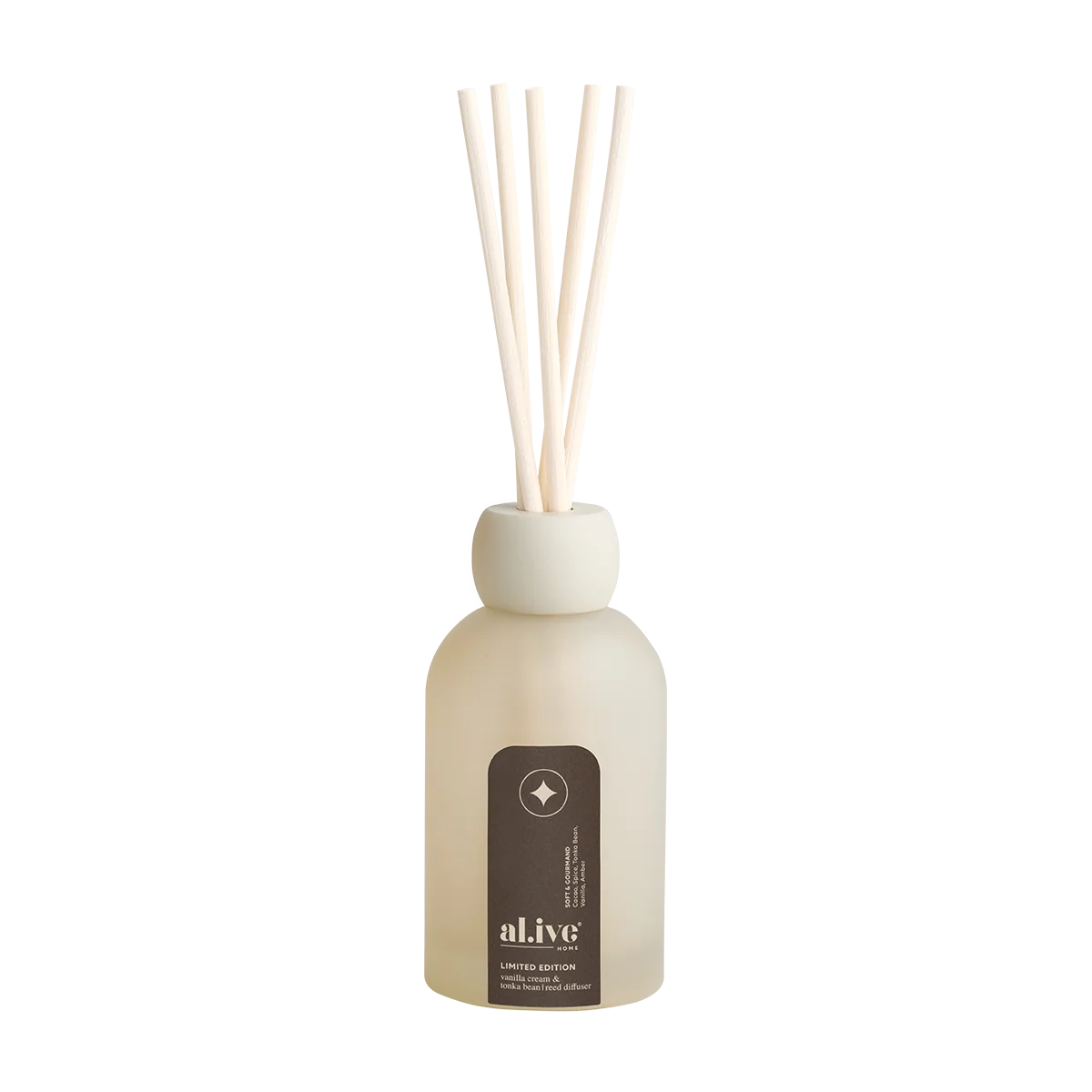 AL.IVE REED DIFFUSER VANILLA CREAM & TONKA BEAN