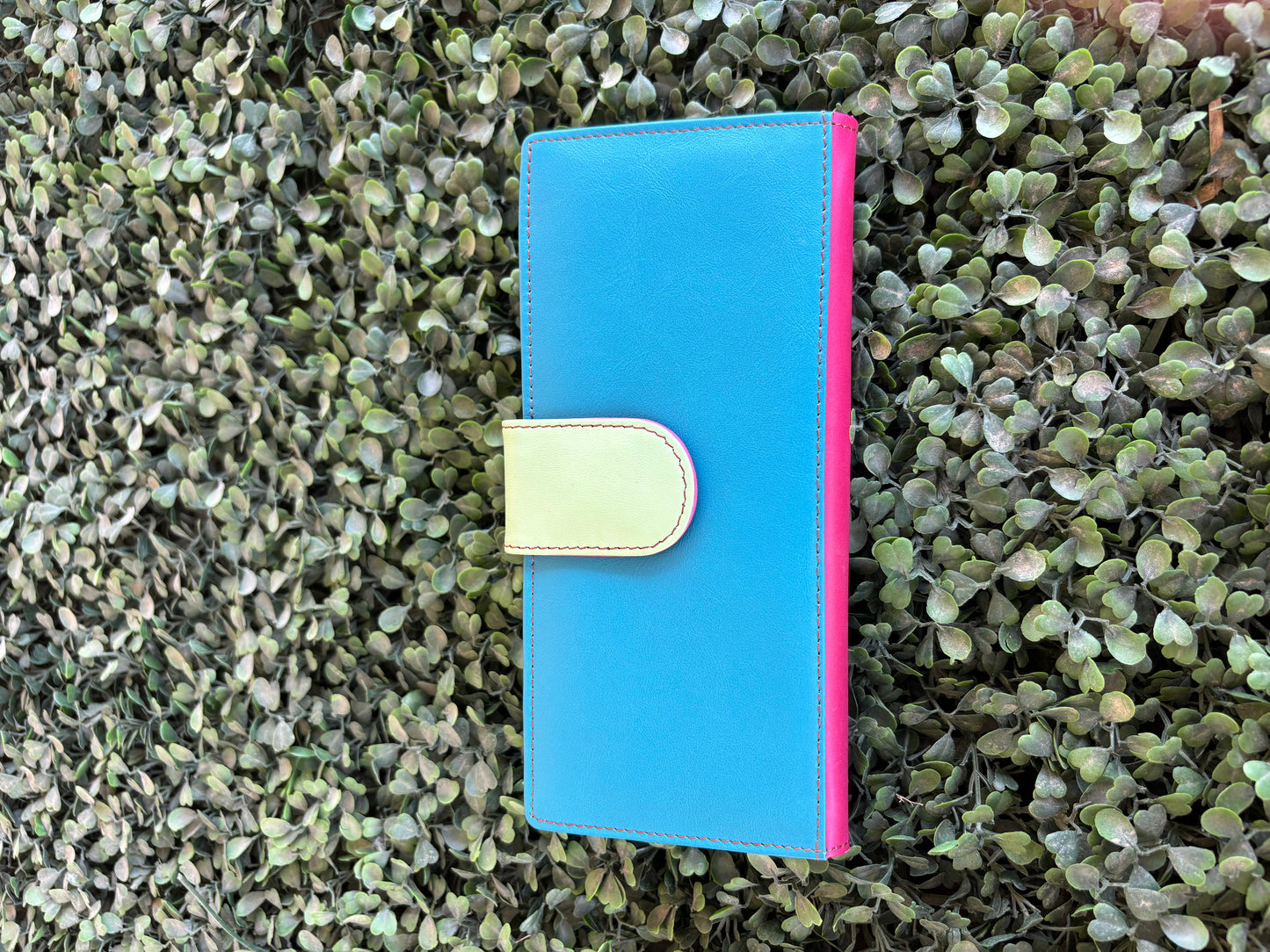 COLOUR DROP LEATHER PURSE