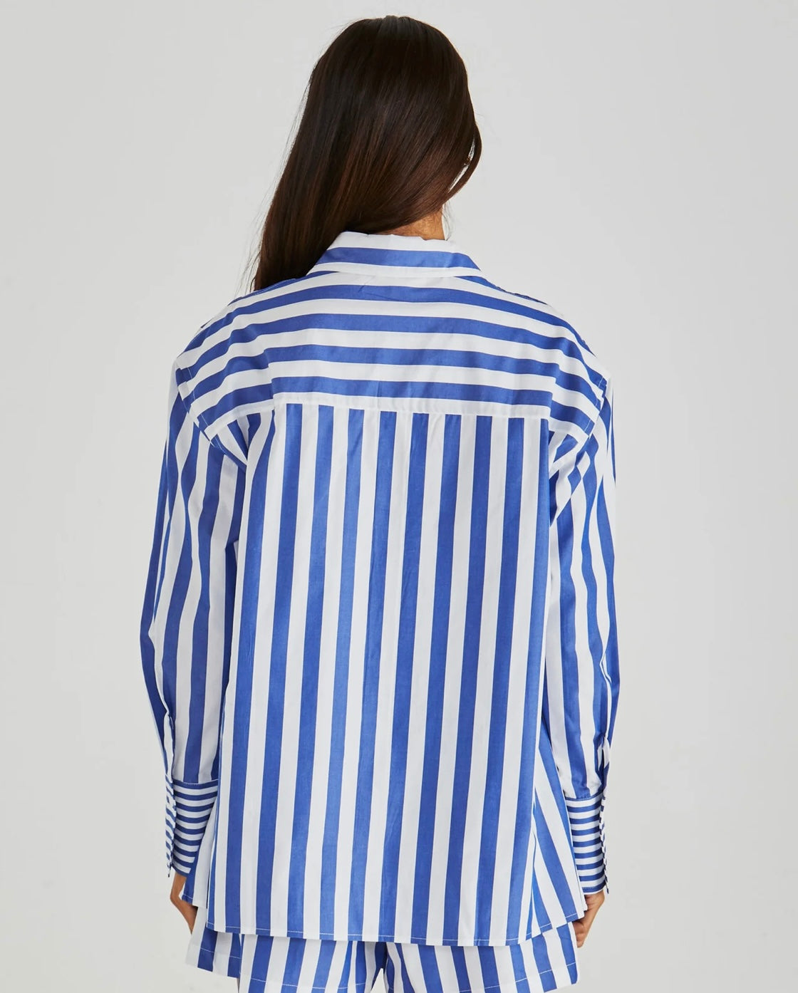 SASS BRYNNE SHIRT BLUE STRIPE