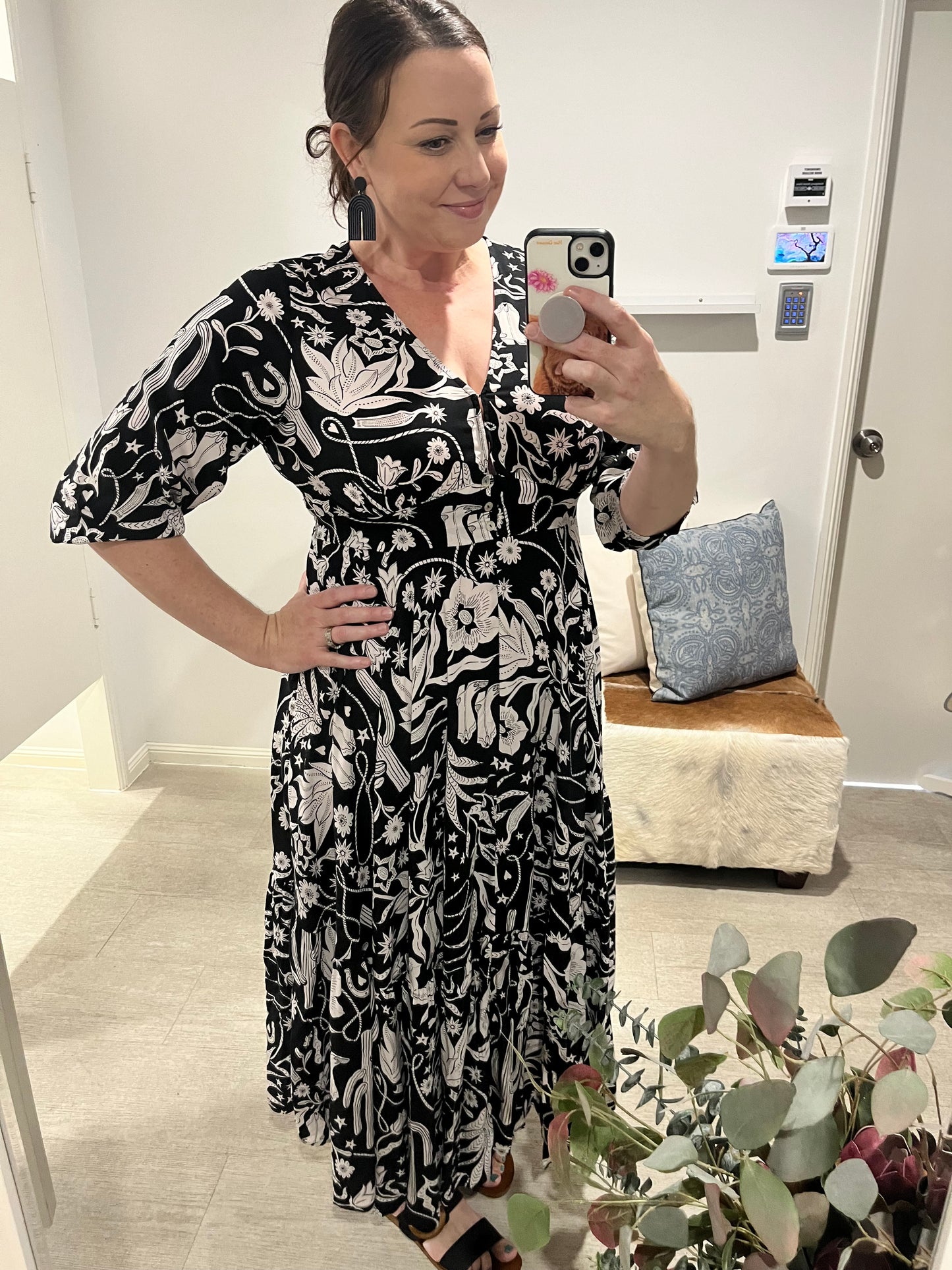 WESTERN VIBE MAXI DRESS