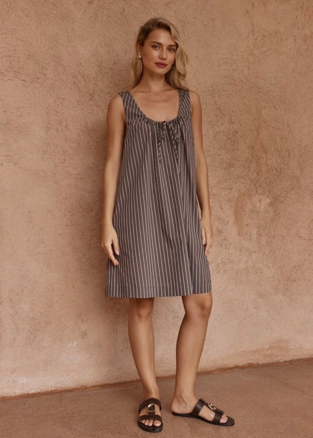 SASS NOLA STRIPE MINI DRESS