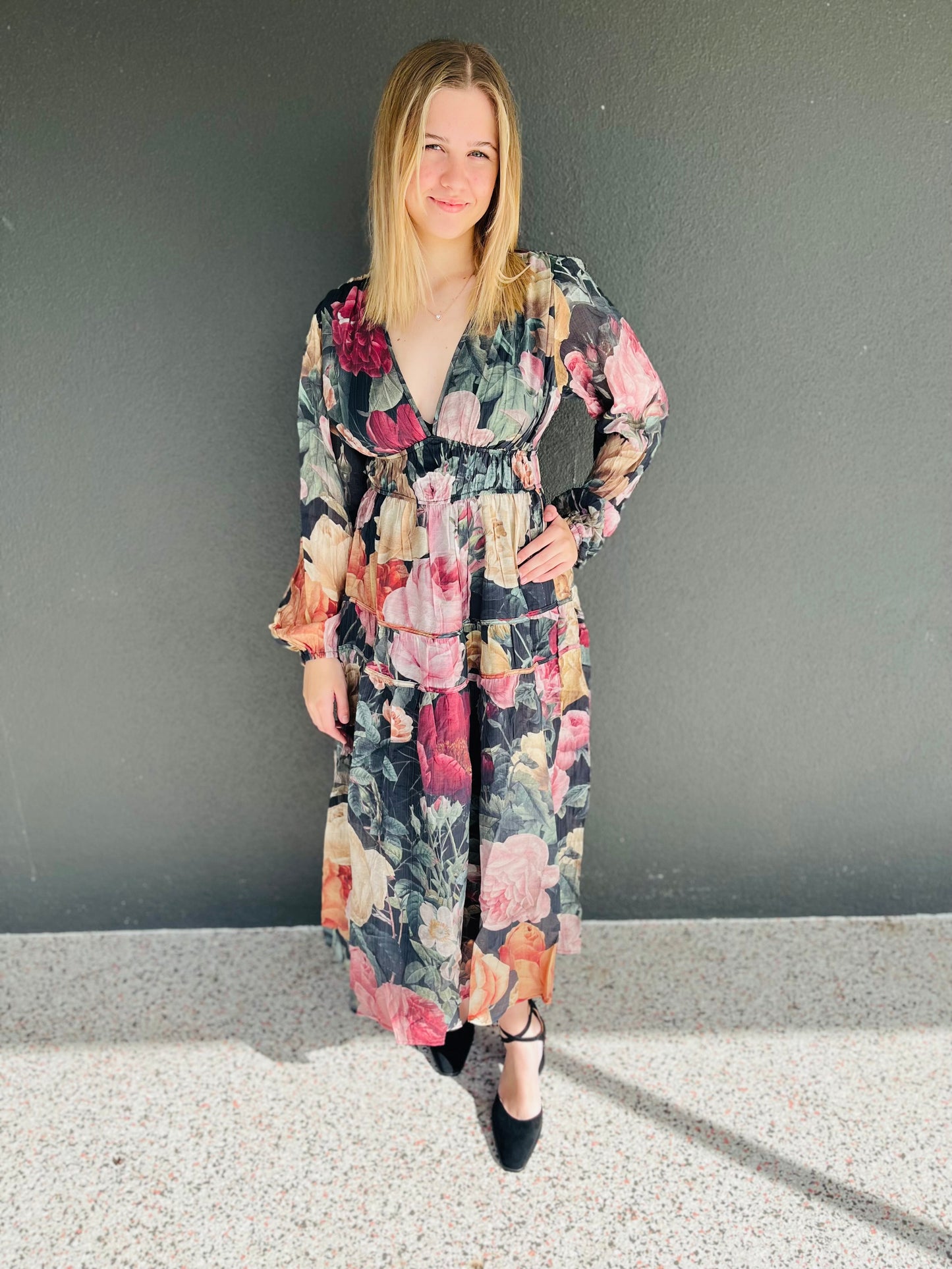 LORRAINE FLORAL MAXI