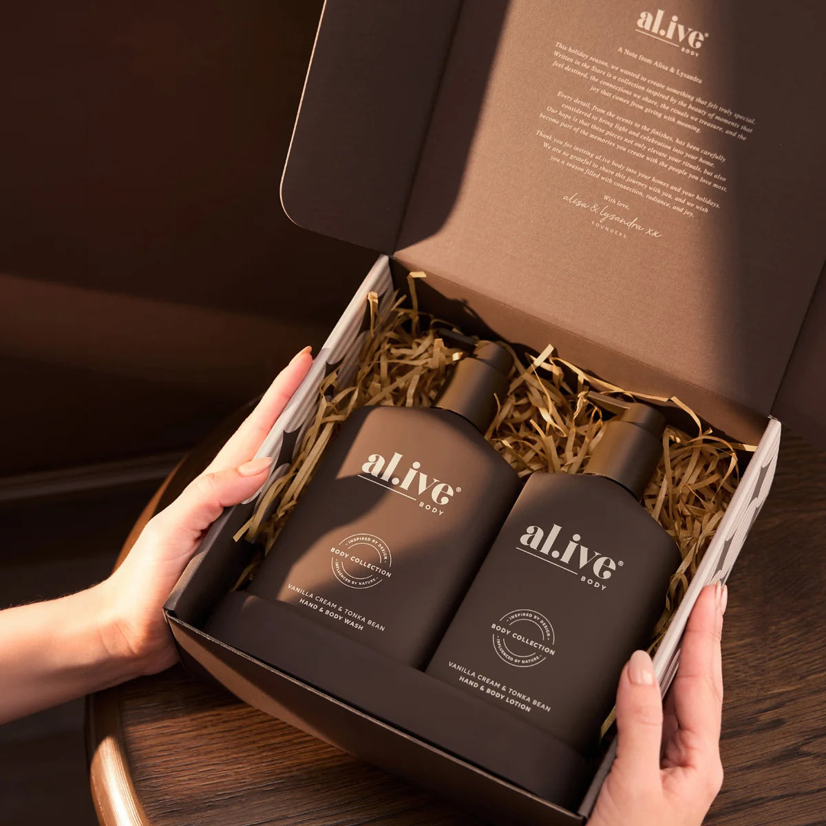 AL.IVE TRANSFORATIVE WASH & LOTION DUO VANILLA CREAM & TONKA BEAN