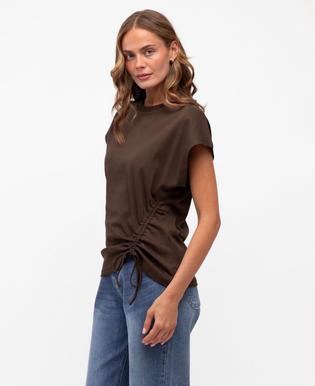 LOL DRAWSTRING TEE CHOCOLATE