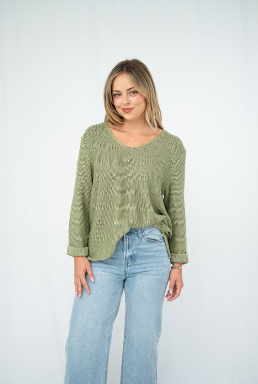 SILVER WISHES KNIT SAGE