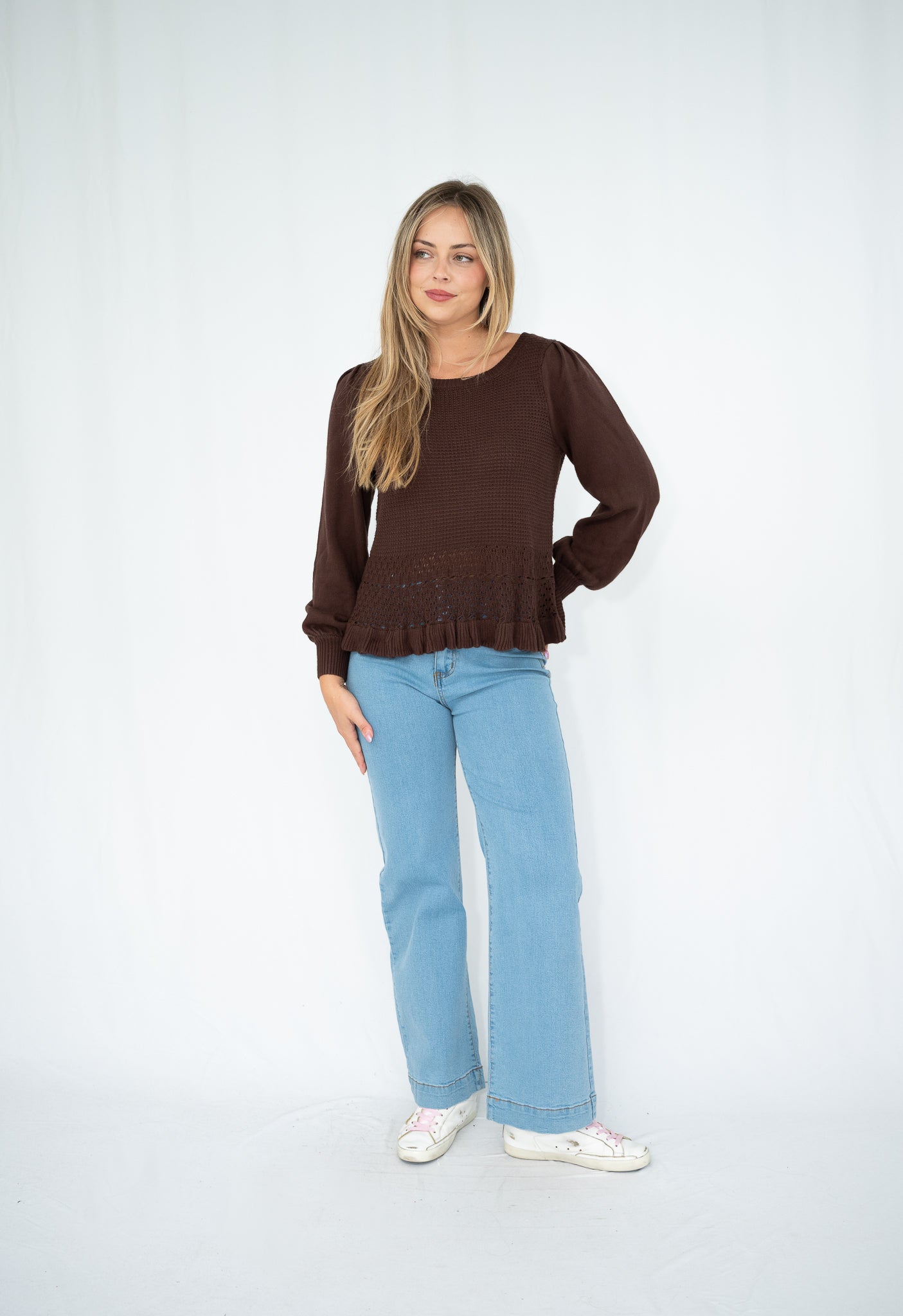 FRIA SARAH KNIT CHOCOLATE
