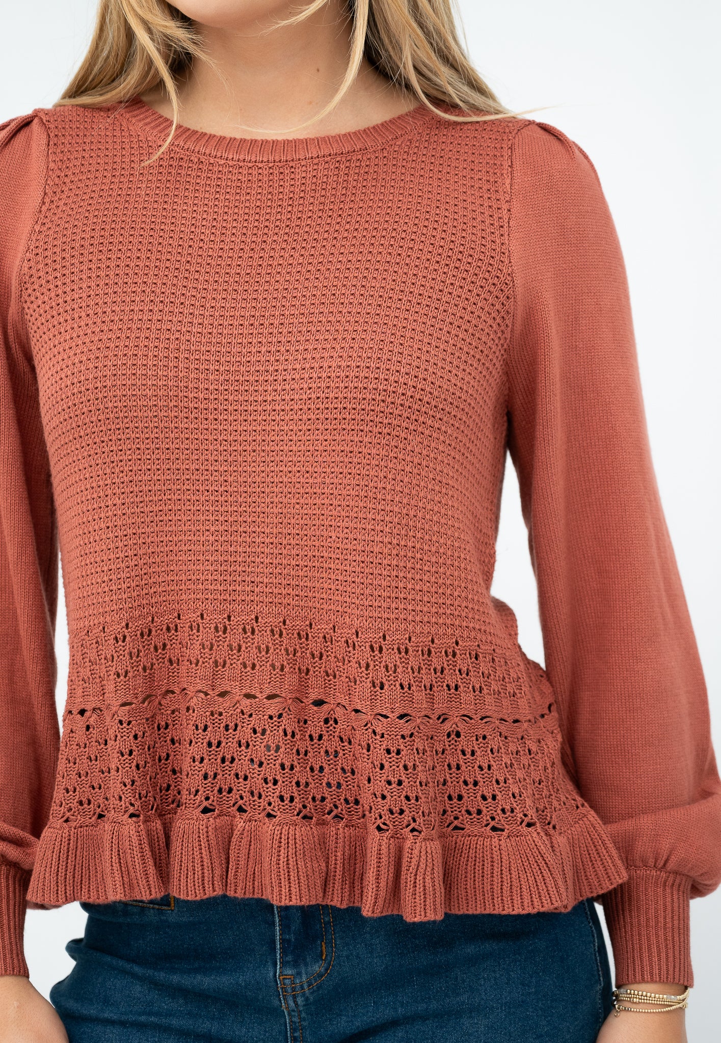 FRIA SARAH KNIT RUST