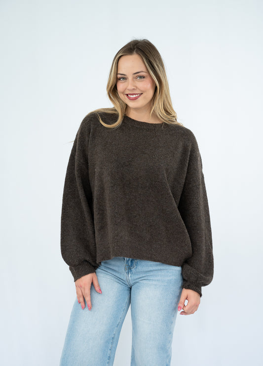 FRIA LOTTIE KNIT CHOCOLTE
