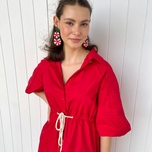 XIC-E BEADED LOLLIPOP EARRINGS