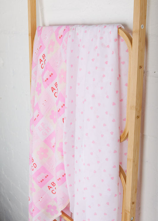 M820710 MUSLIM WRAP SET PINK