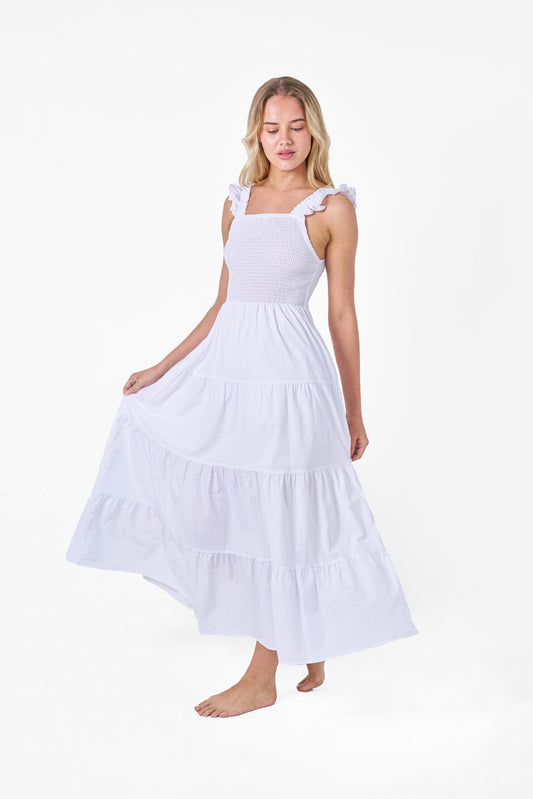 PRIMEROSE LILLY TIER DRESS