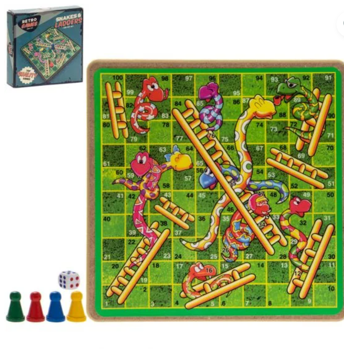 53291 RETRO SNAKES & LADDERS