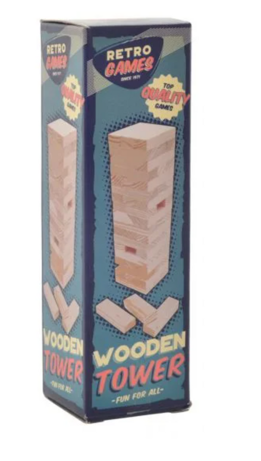 53295 RETRO WOODEN TOWER GAME