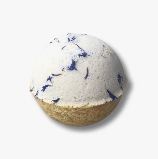31438 PATCHOULI GERANIUM AND ROSEMARY BATH BOMB