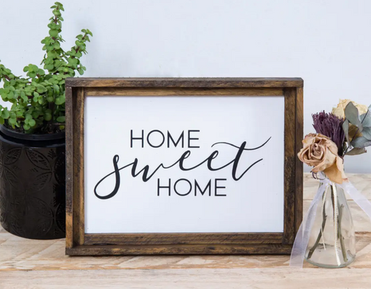 MINI HOME SWEET HOME SIGN