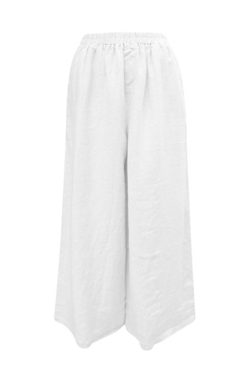 SP-B29-1 LINEN PANT WHITE