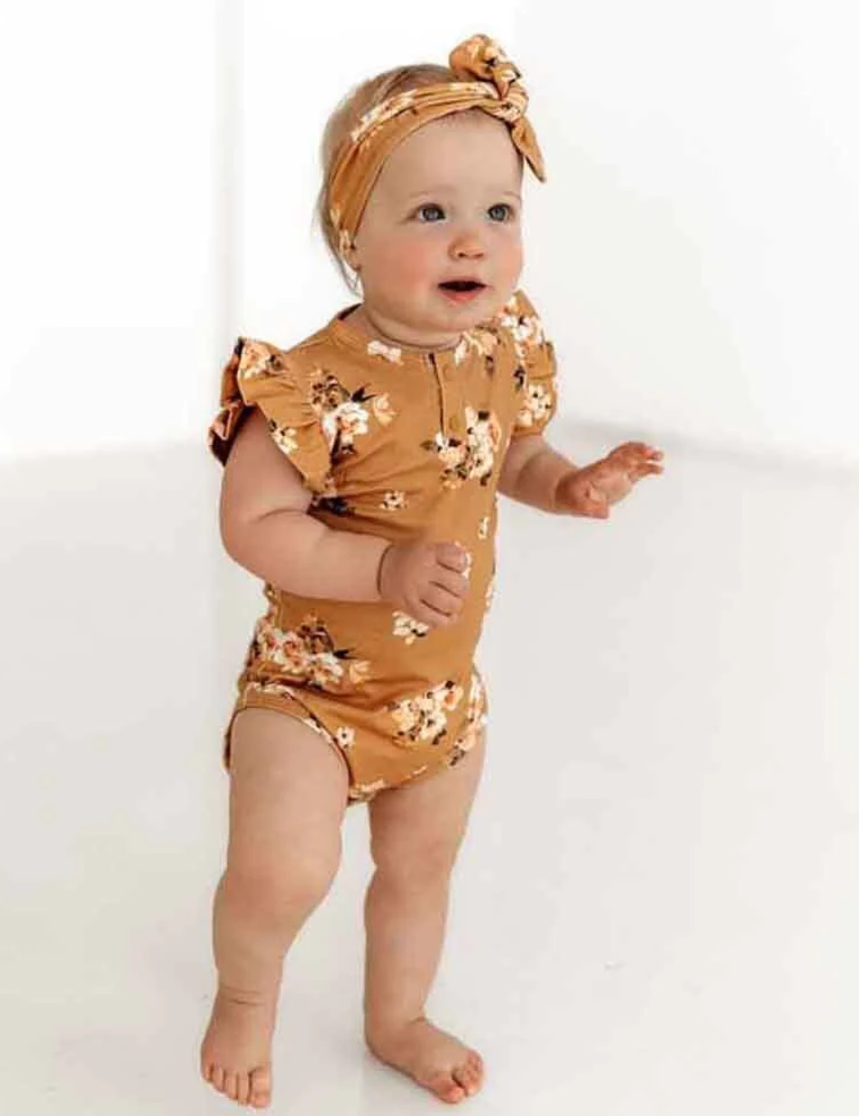 GOLDEN FLOWER SS BODYSUIT