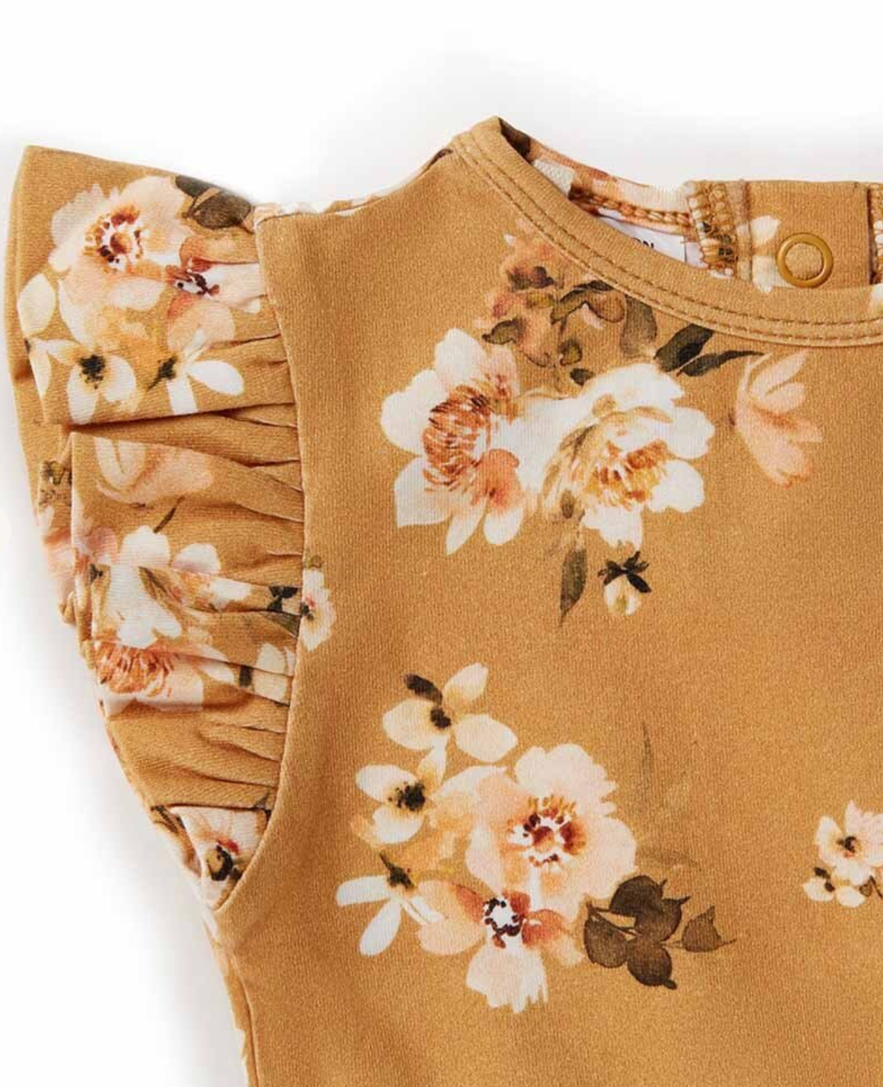 GOLDEN FLOWER SS BODYSUIT