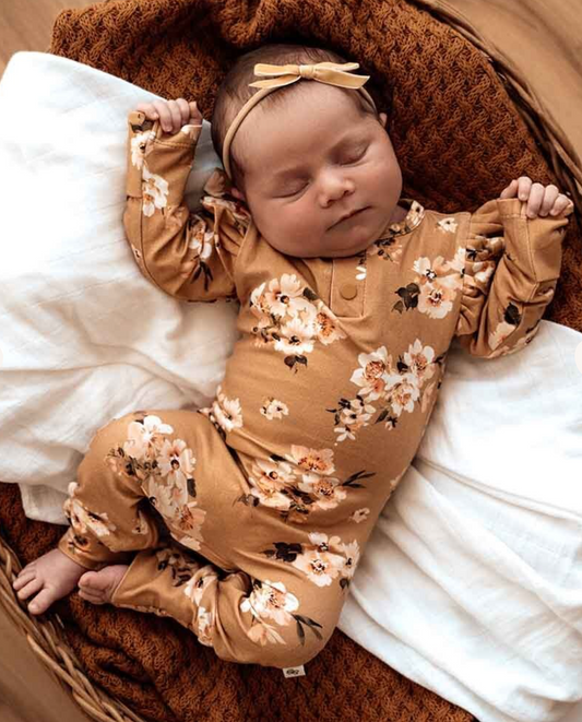 GOLDEN FLOWER GROWSUIT