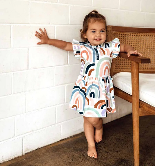 SNUGGLE RAINBOW DRESS