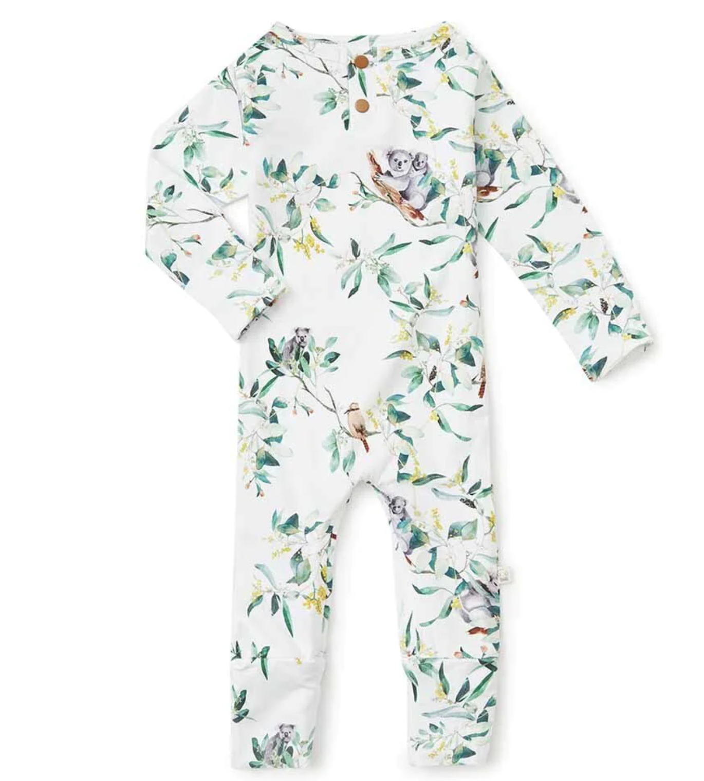SNUGGLE EUCALYPT GROWSUIT