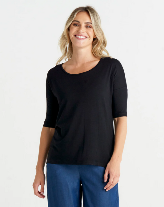 BB1024BLK MARBELLA TEE