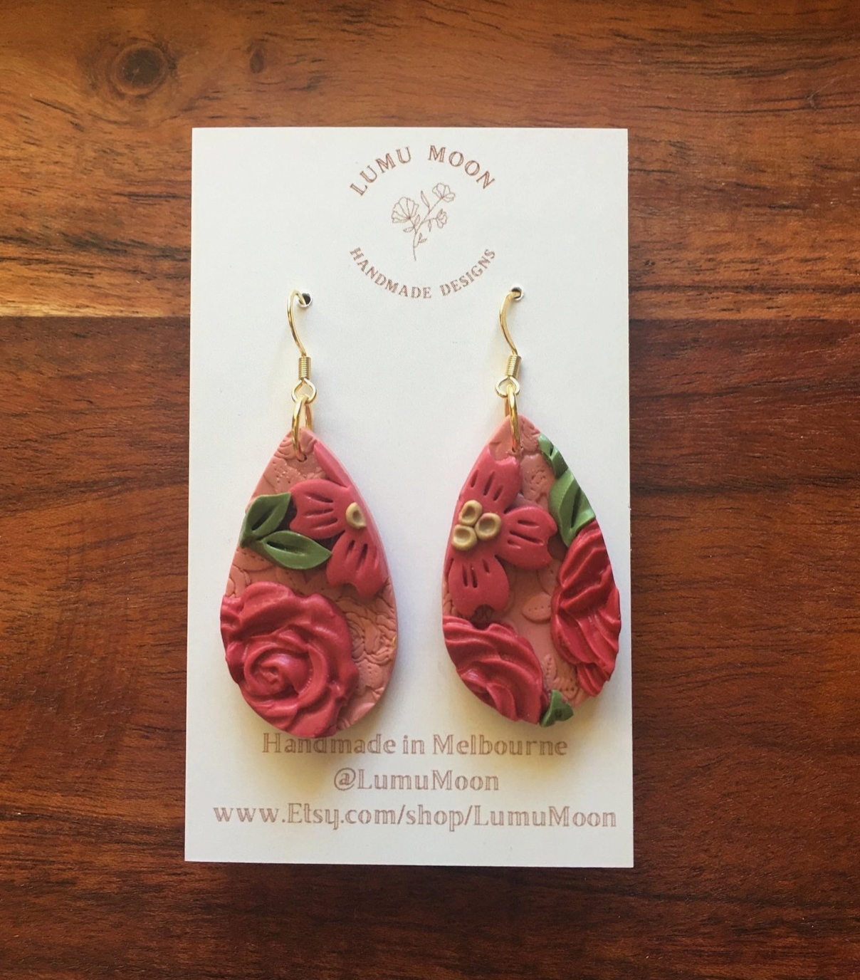 MUST LOVE FLOWERS EARRINGS
