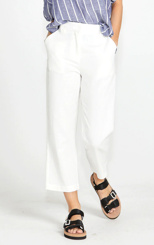 18055PWSSWHITE BOWIE PANT