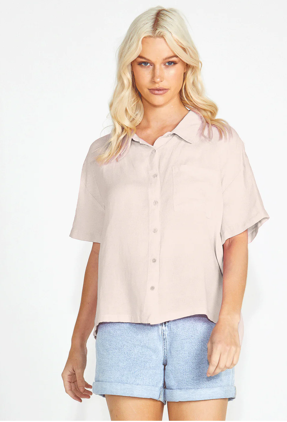 18109TWSSBLUSH SELENA SHIRT