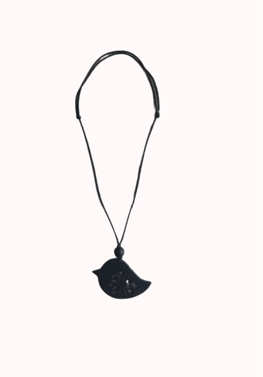 N6-2956B WOODEN NECKLACE