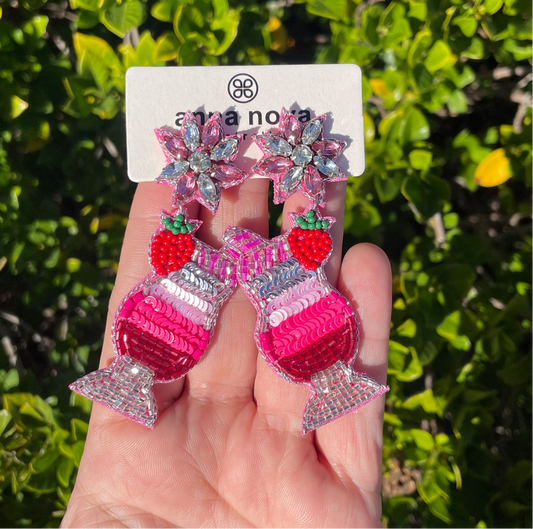 XFO-E CHAMPAGNE EARRINGS