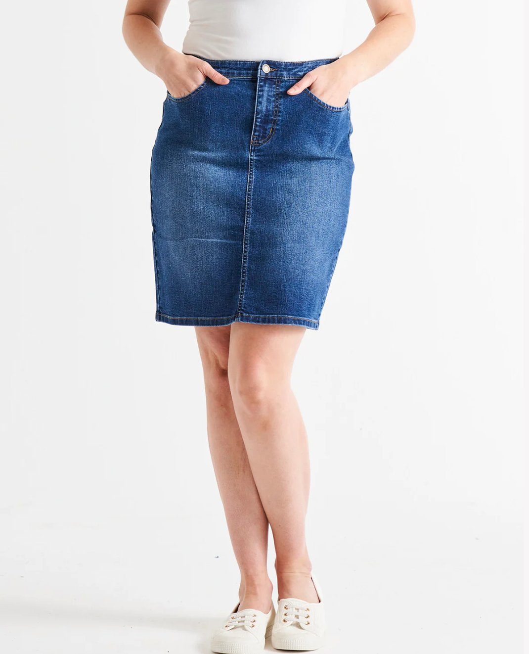 BB8235IND NALA DENIM SKIRT