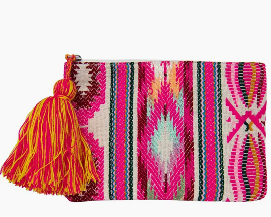 KDC-PB-1146 BOHO COTTON CLUTCH