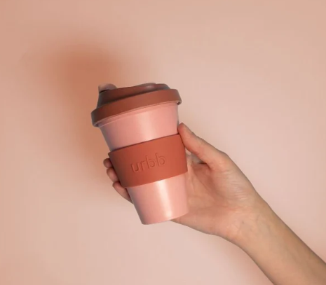 UW/021 TERRA & PEACH COFFE CUP