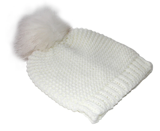 RL655IVORY IVA BEANIE