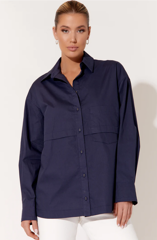 AJD-1420NAVY AMBLER SHIRT