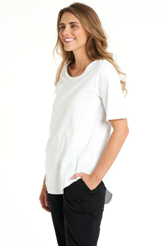 BETTY BASIC ARIANA TEE WHT