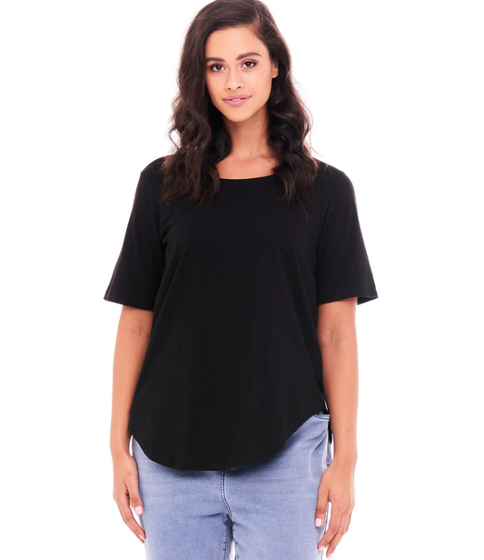 BETTY BASIC ARIANA TEE BLK