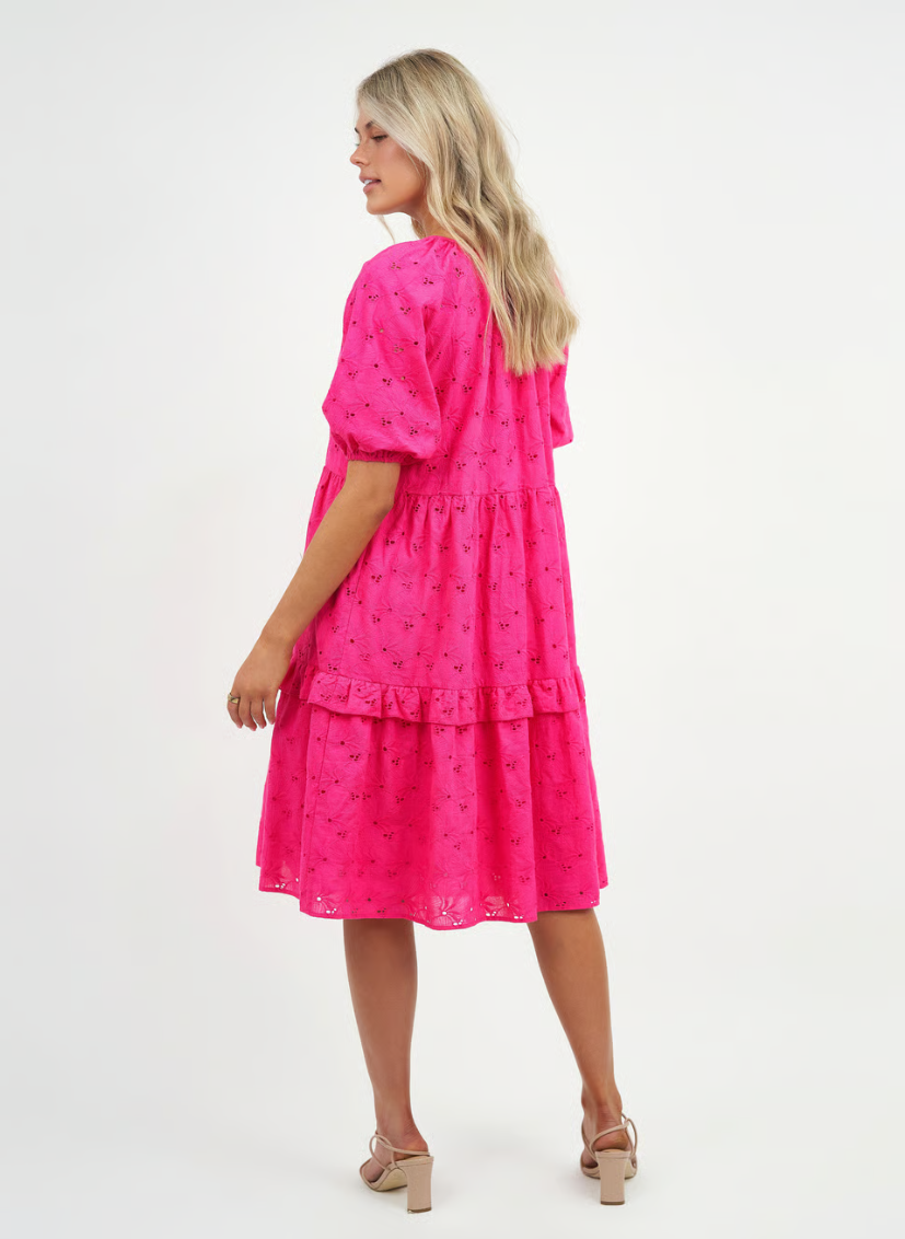 LIBERTY ROSE TIER ANG DRESS