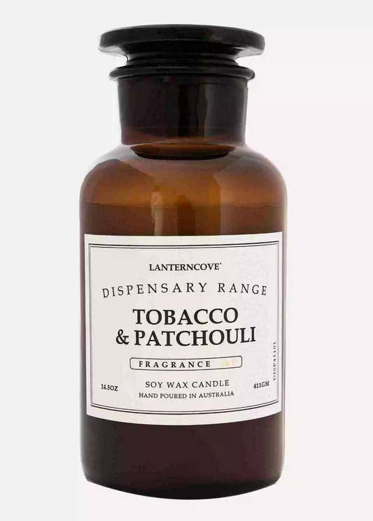 DISPENSARY CANDLE TOBACCO & PATCHOULI 14.5OZ