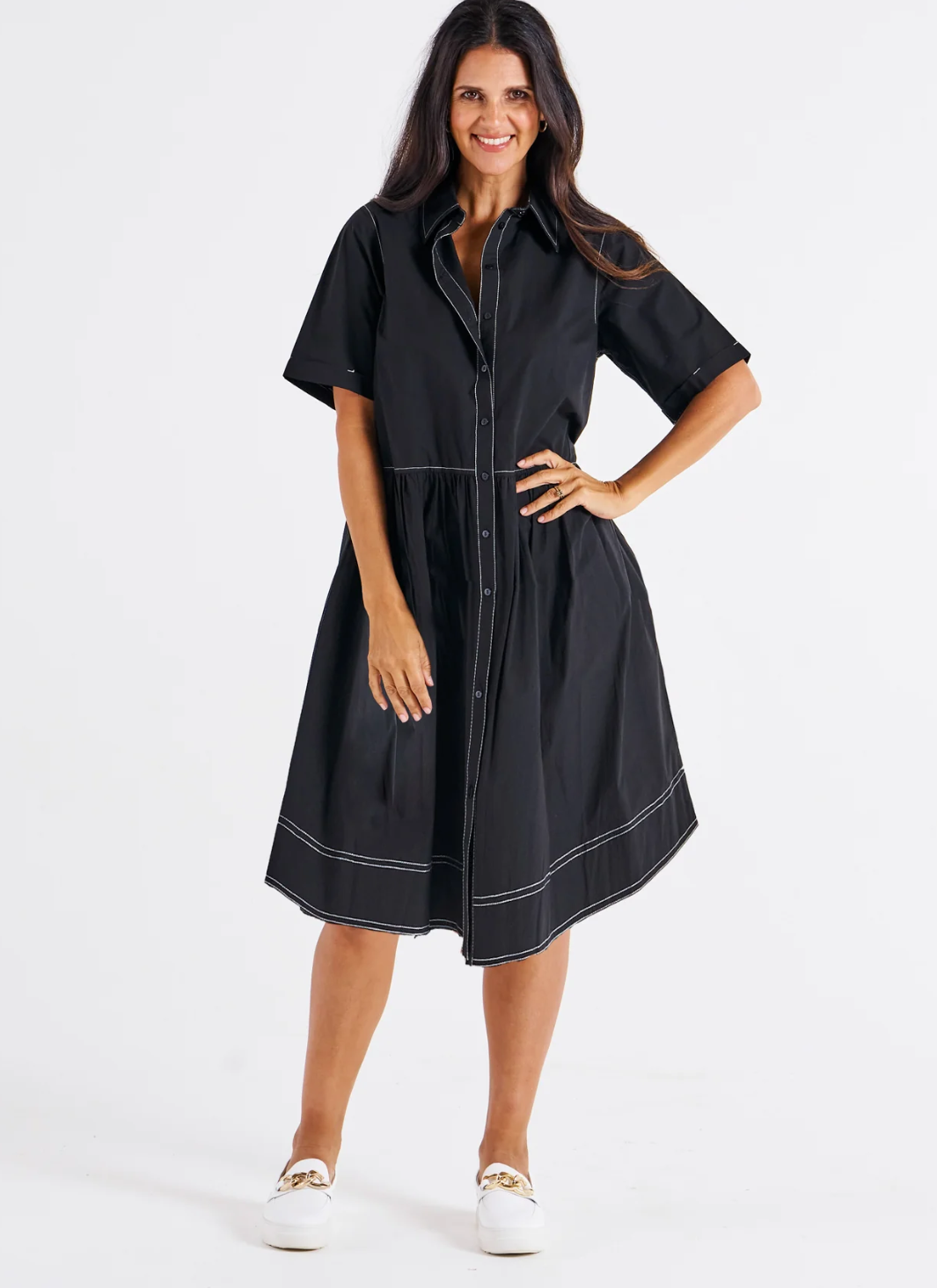 BETTY DENVER DRESS BLACK